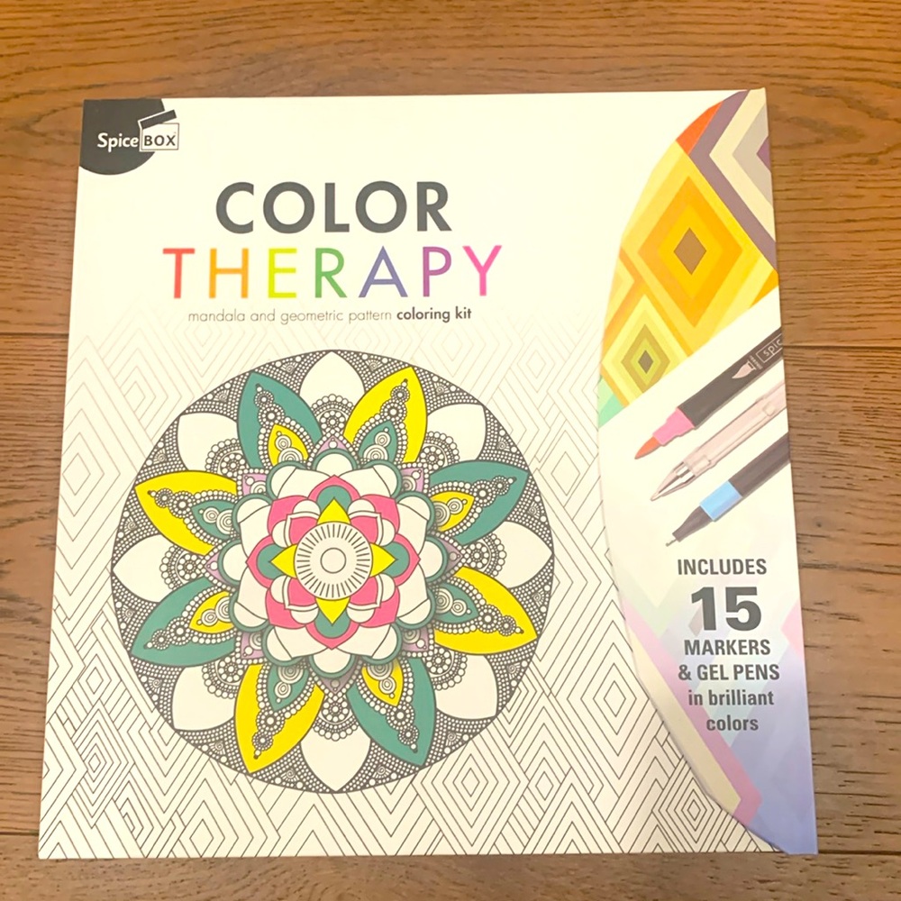 Spice Box Color Therapy colouring kit  new w/o tags